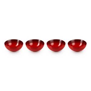 Set of 4 Vancouver Cereal Bowls Cerise